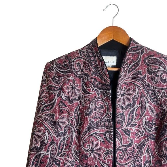 Tradition vintage paisley print blazer. Size 10 - Picture 6 of 8